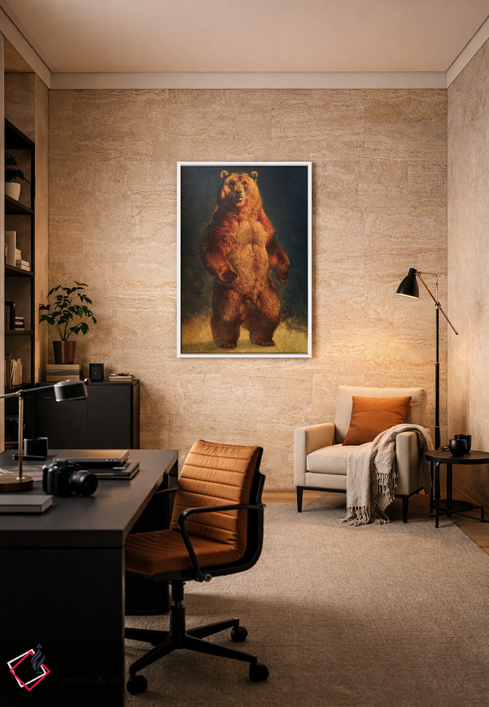 تابلو دکوراتیو یاغی سرزمین بزرگ اثر ازرا تاکر - D6W