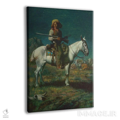 تابلو دکوراتیو در نگهبانی شبانه اثر ازرا تاکر - نمای پرسپکتیو محصول