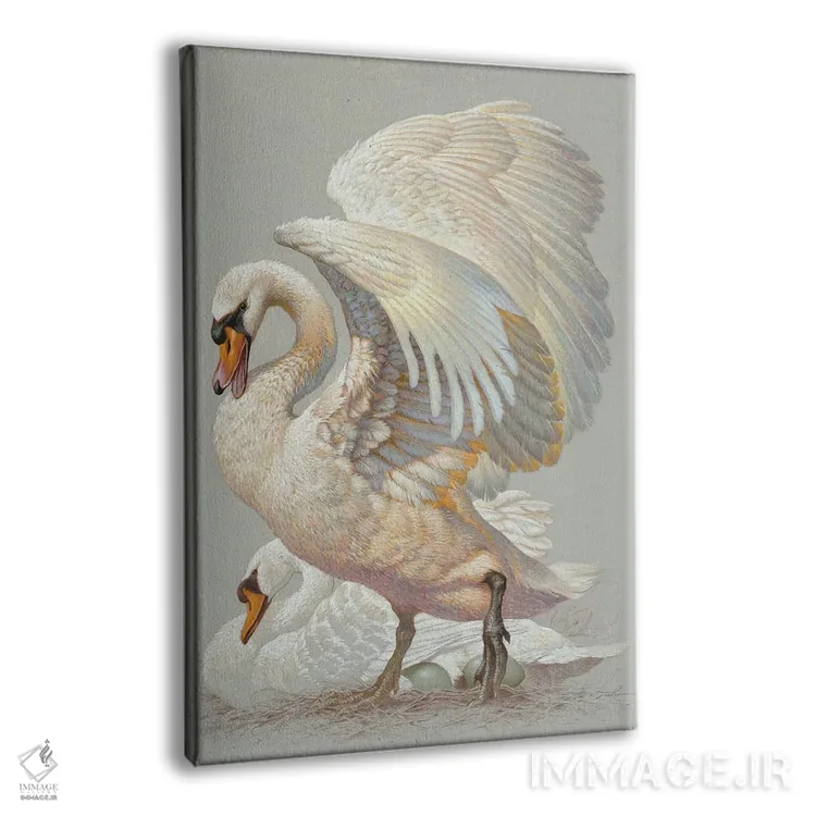 تابلو دکوراتیو محافظت از جوجه ها اثر ازرا تاکر - نمای پرسپکتیو محصول