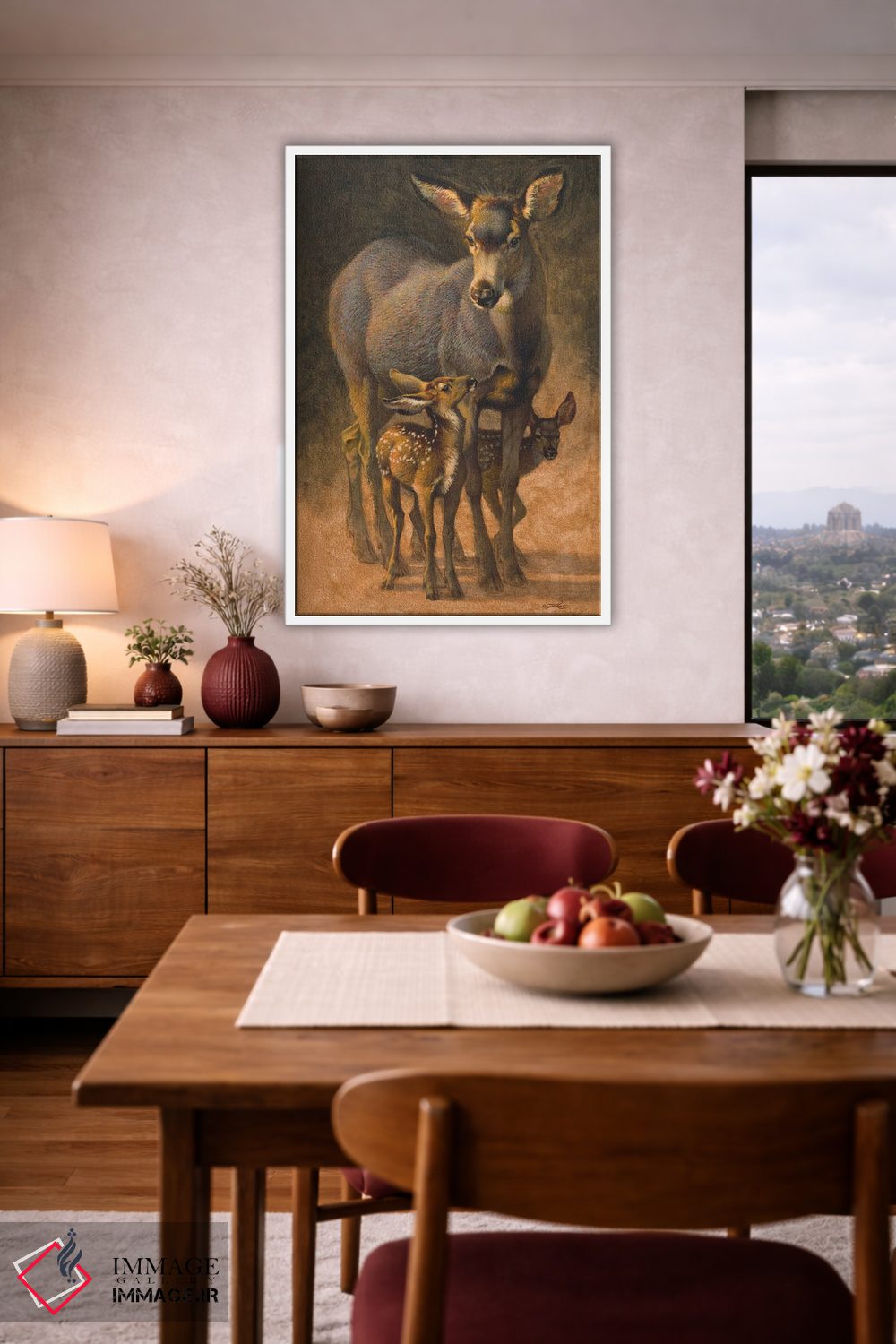 تابلو دکوراتیو سرک کش و قایم باشک اثر ازرا تاکر - D2W