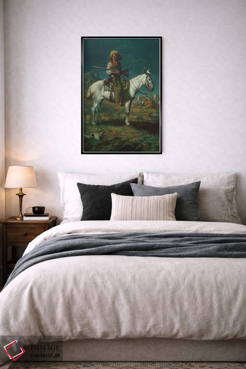 تابلو دکوراتیو در نگهبانی شبانه اثر ازرا تاکر - D6B