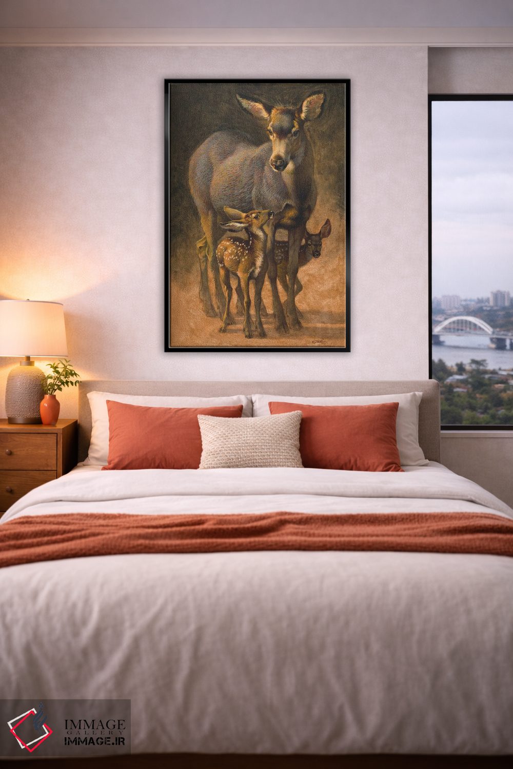 تابلو دکوراتیو سرک کش و قایم باشک اثر ازرا تاکر - D5B