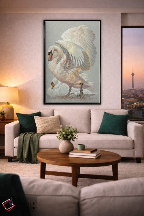 تابلو دکوراتیو محافظت از جوجه ها اثر ازرا تاکر - D2B