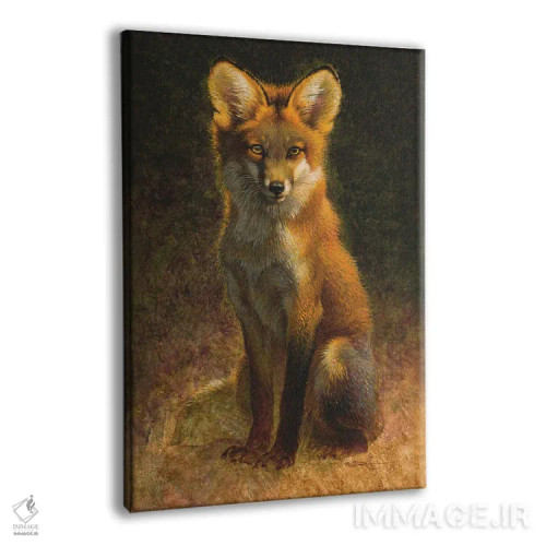 تابلو دکوراتیو نشسته زیبا اثر ازرا تاکر - نمای پرسپکتیو محصول