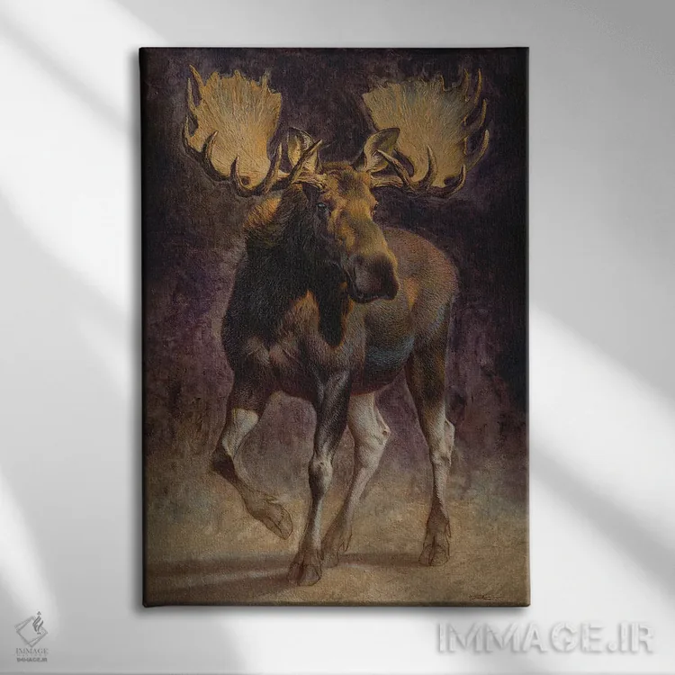 تابلو دکوراتیو تیتون اثر ازرا تاکر - نمای روبهرو روی دیوار