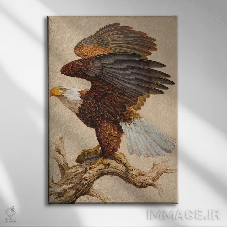 تابلو دکوراتیو دلیران و جسوران اثر ازرا تاکر - نمای روبهرو روی دیوار