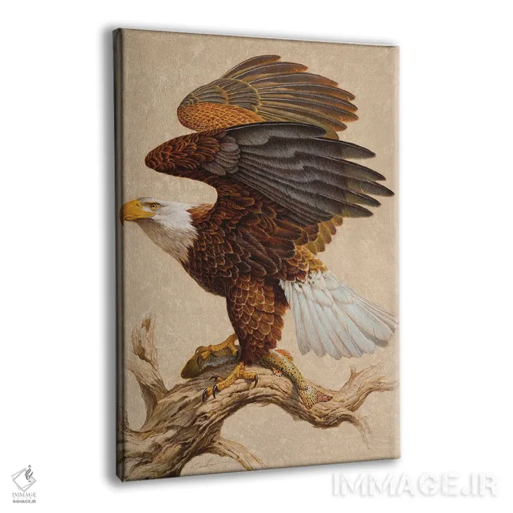 تابلو دکوراتیو دلیران و جسوران اثر ازرا تاکر - نمای پرسپکتیو محصول