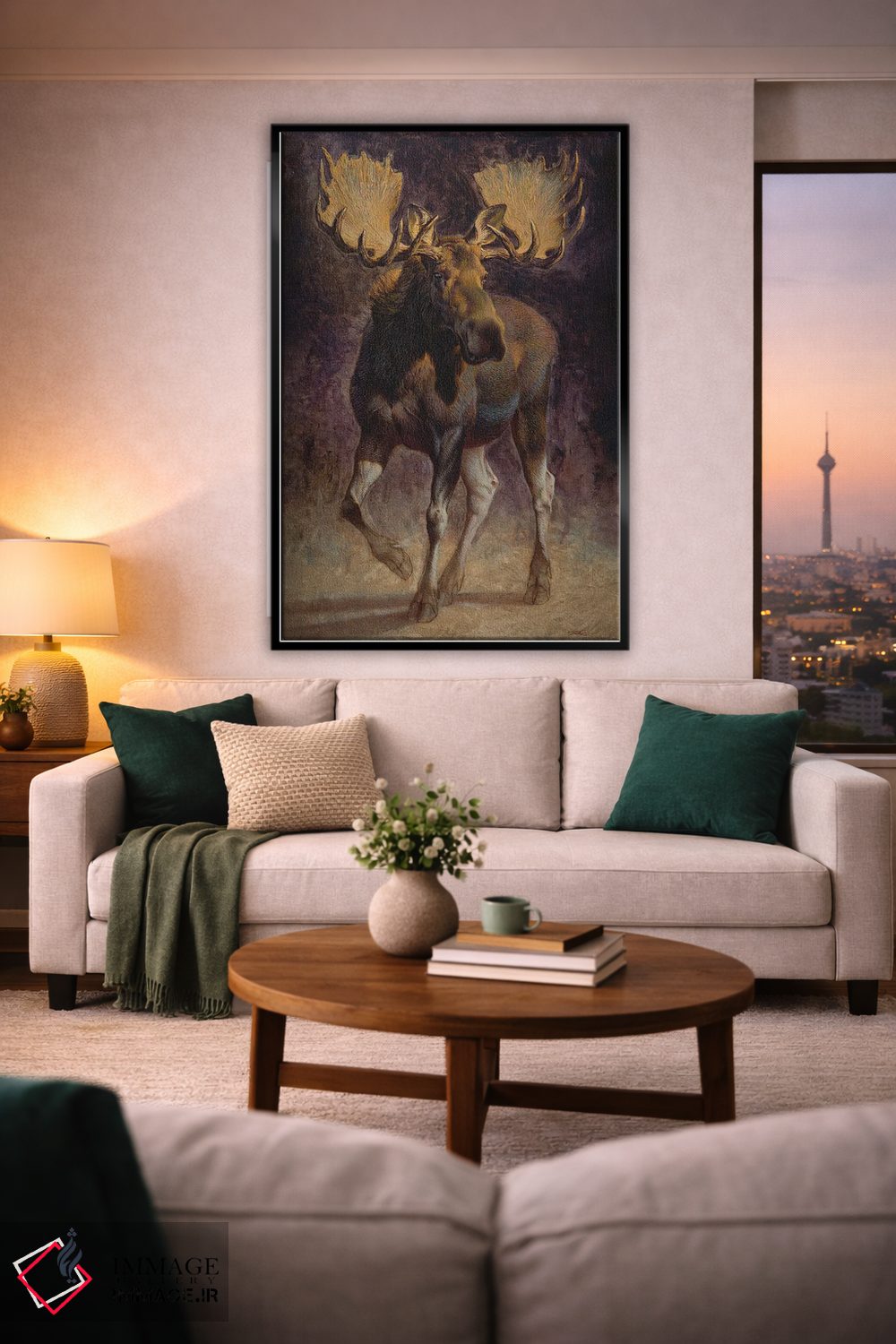 تابلو دکوراتیو تیتون اثر ازرا تاکر - D2B