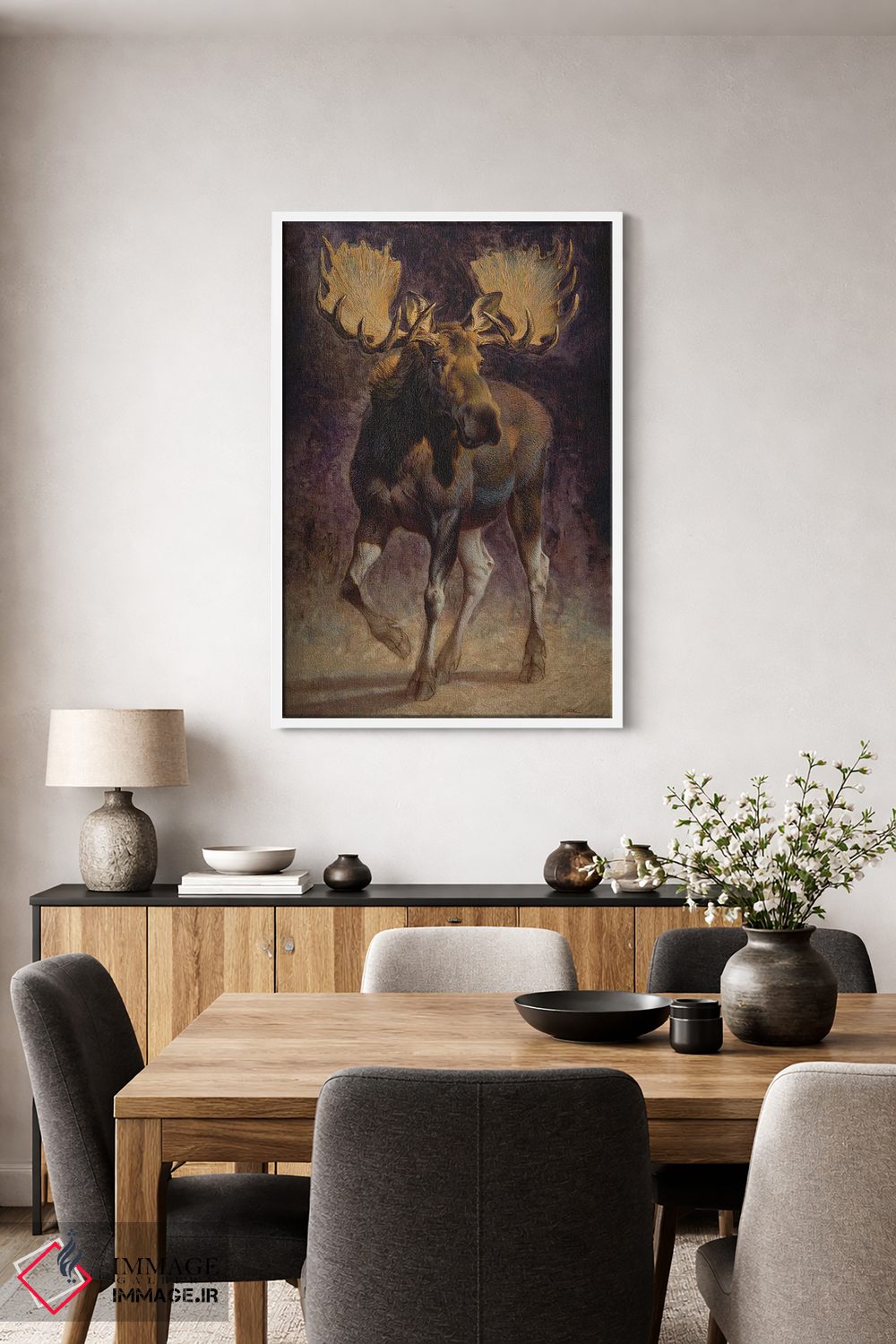 تابلو دکوراتیو تیتون اثر ازرا تاکر - D3W