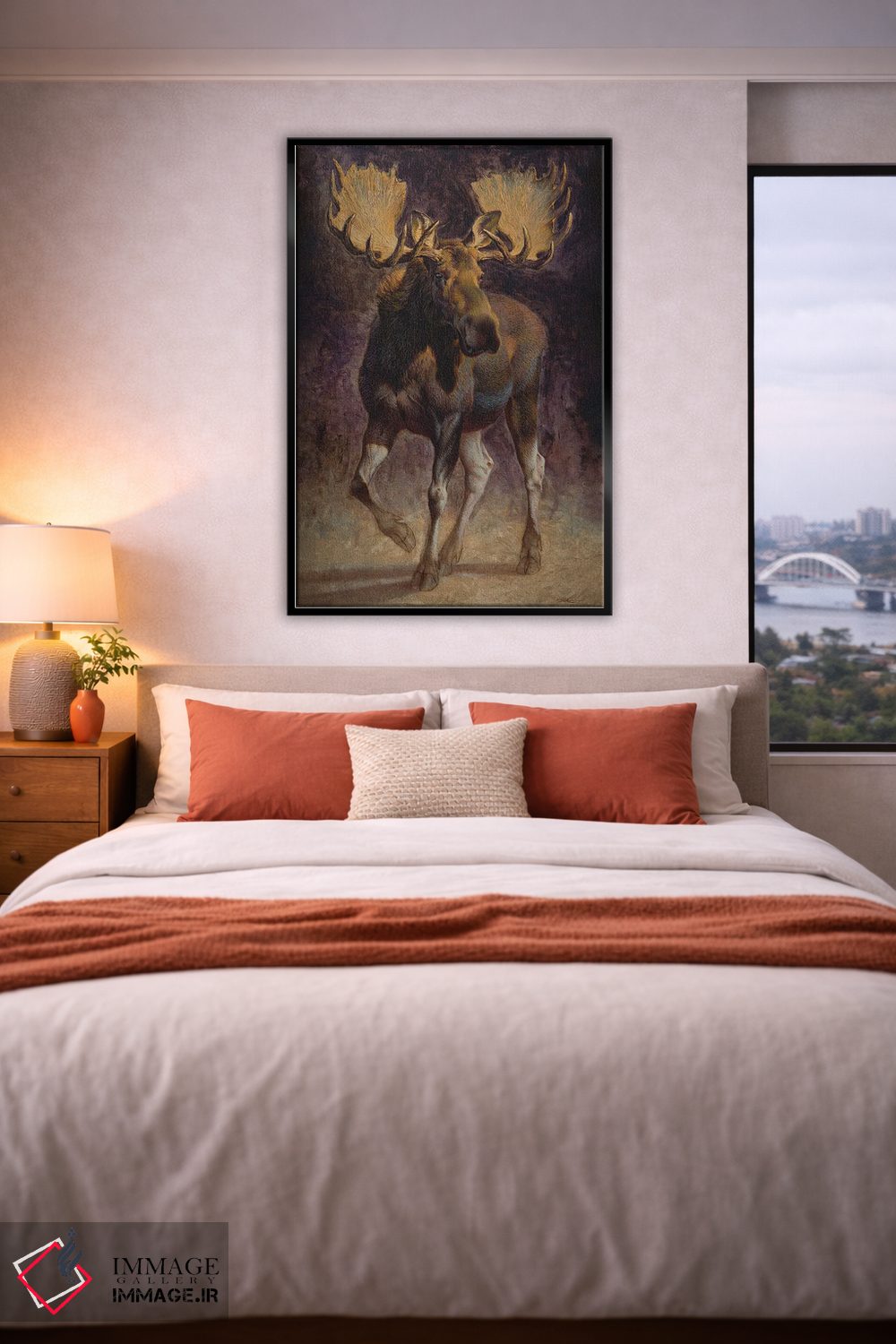 تابلو دکوراتیو تیتون اثر ازرا تاکر - D5B