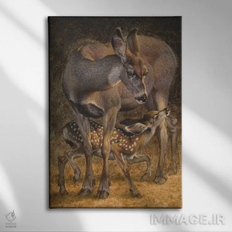 تابلو دکوراتیو زیر پل اثر ازرا تاکر - نمای روبهرو روی دیوار