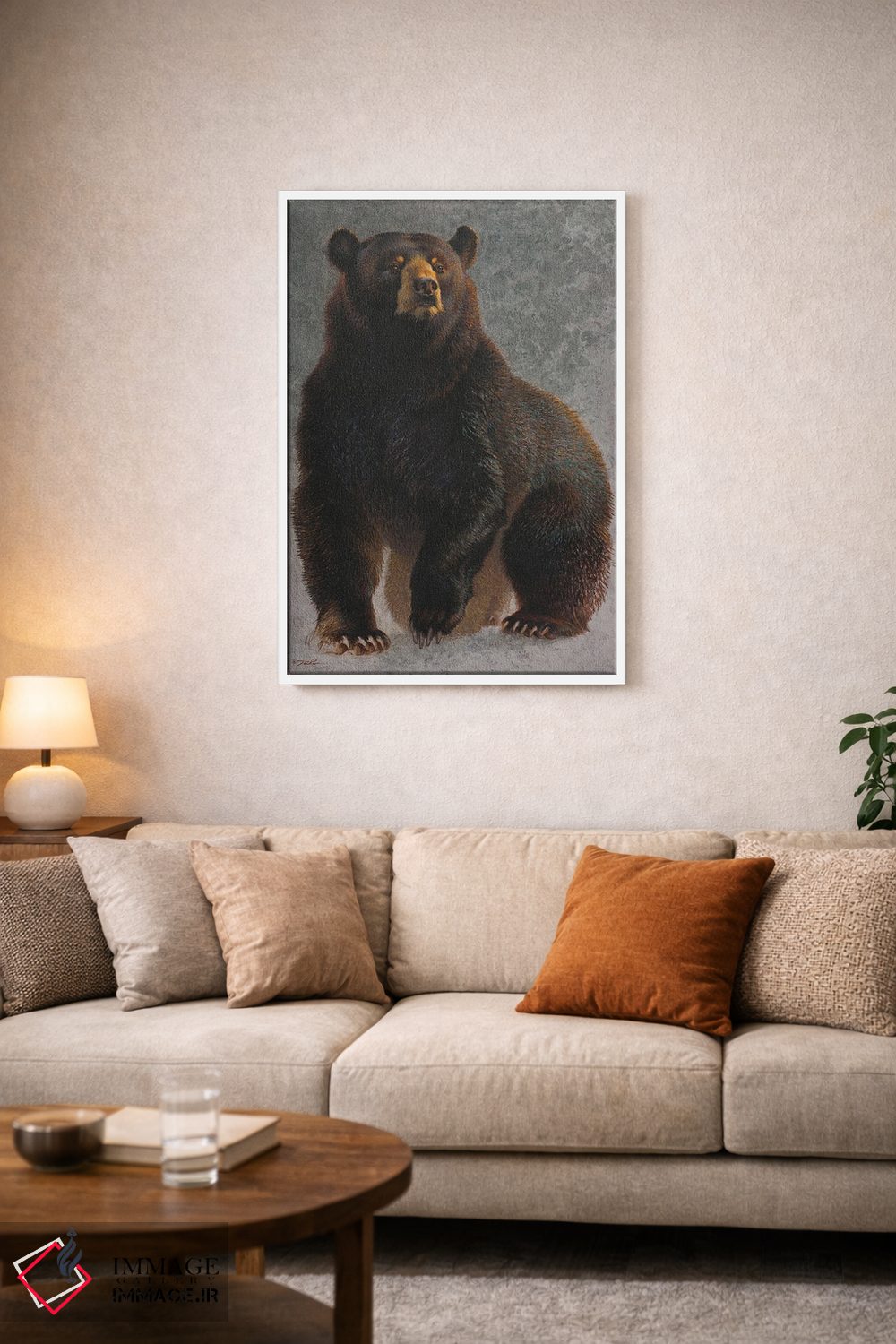 تابلو دکوراتیو چیزی در هواست اثر ازرا تاکر - D3W