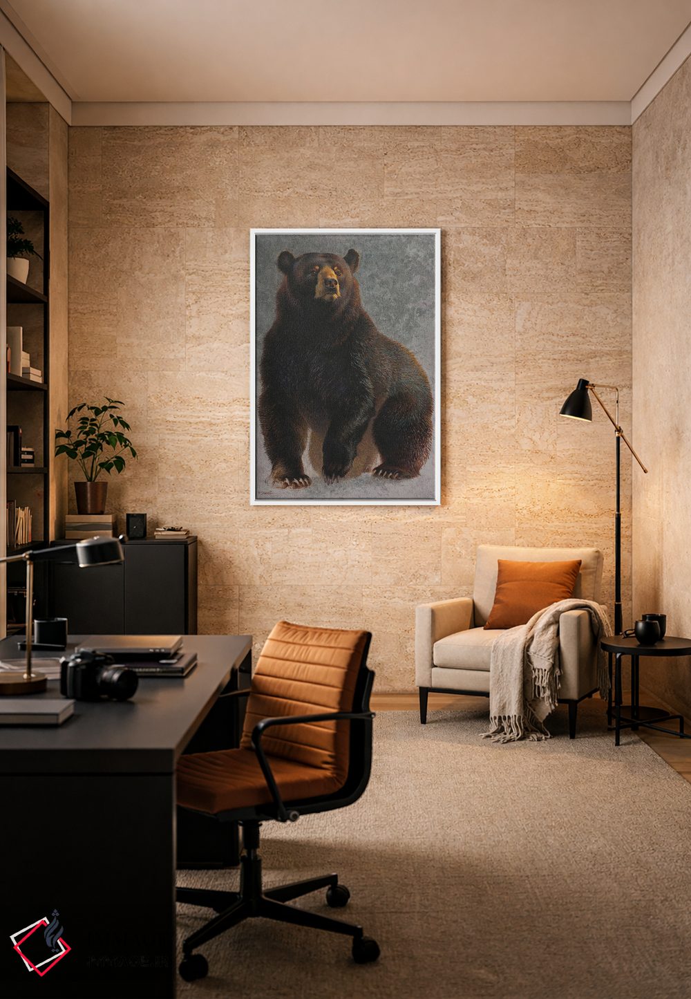 تابلو دکوراتیو چیزی در هواست اثر ازرا تاکر - D5W