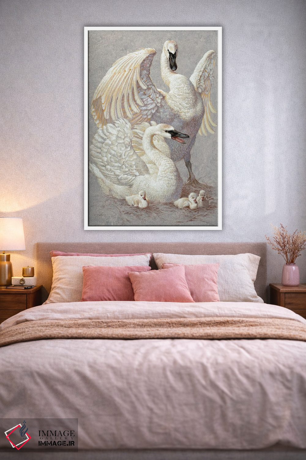 تابلو دکوراتیو اعلام خبر با شیپور اثر ازرا تاکر - D1W