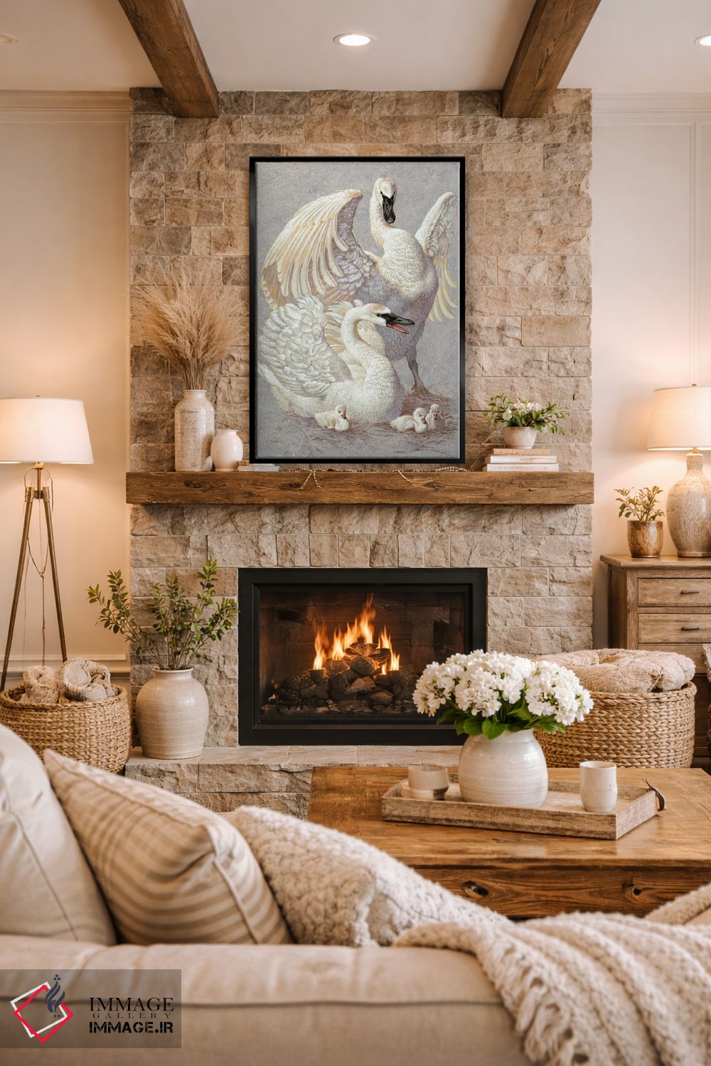 تابلو دکوراتیو اعلام خبر با شیپور اثر ازرا تاکر - D2B