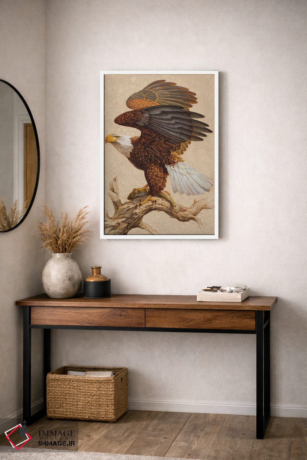 تابلو دکوراتیو دلیران و جسوران اثر ازرا تاکر - D3W