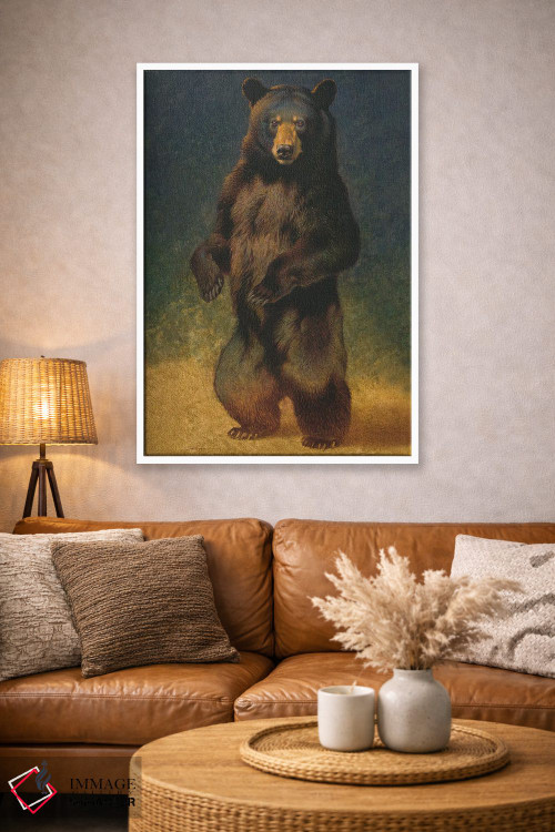 تابلو دکوراتیو مخمل اثر ازرا تاکر - D3W