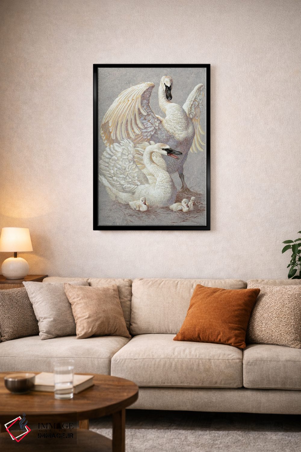 تابلو دکوراتیو اعلام خبر با شیپور اثر ازرا تاکر - D3B