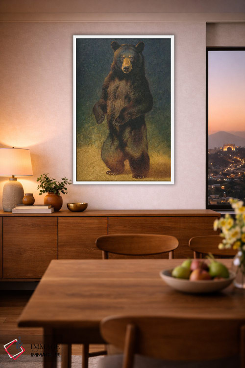 تابلو دکوراتیو مخمل اثر ازرا تاکر - D2W