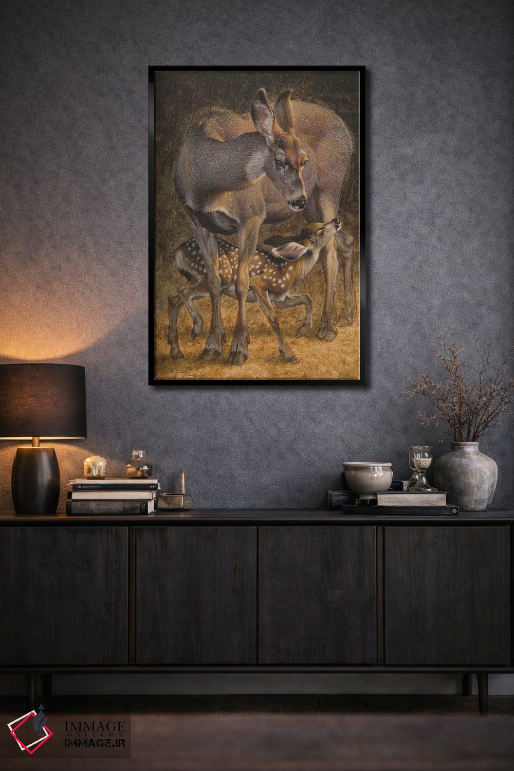 تابلو دکوراتیو زیر پل اثر ازرا تاکر - D3B