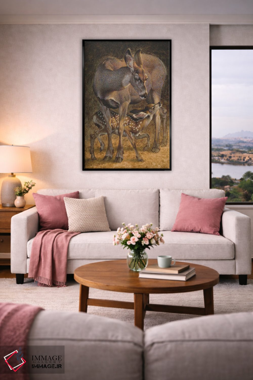 تابلو دکوراتیو زیر پل اثر ازرا تاکر - D5B