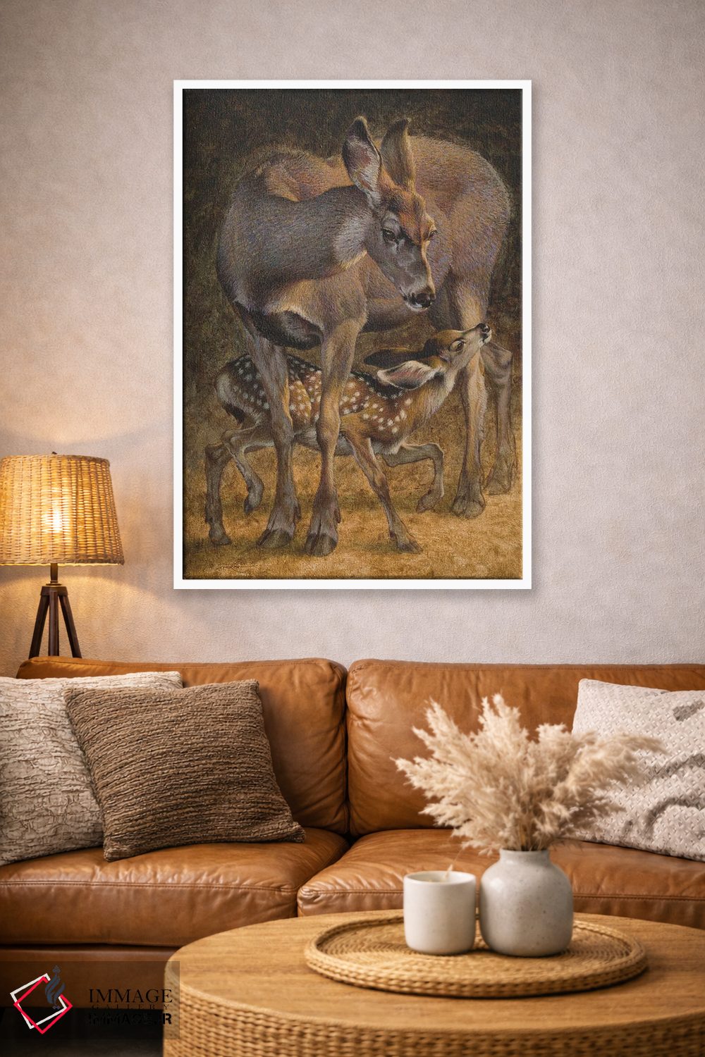 تابلو دکوراتیو زیر پل اثر ازرا تاکر - D4W