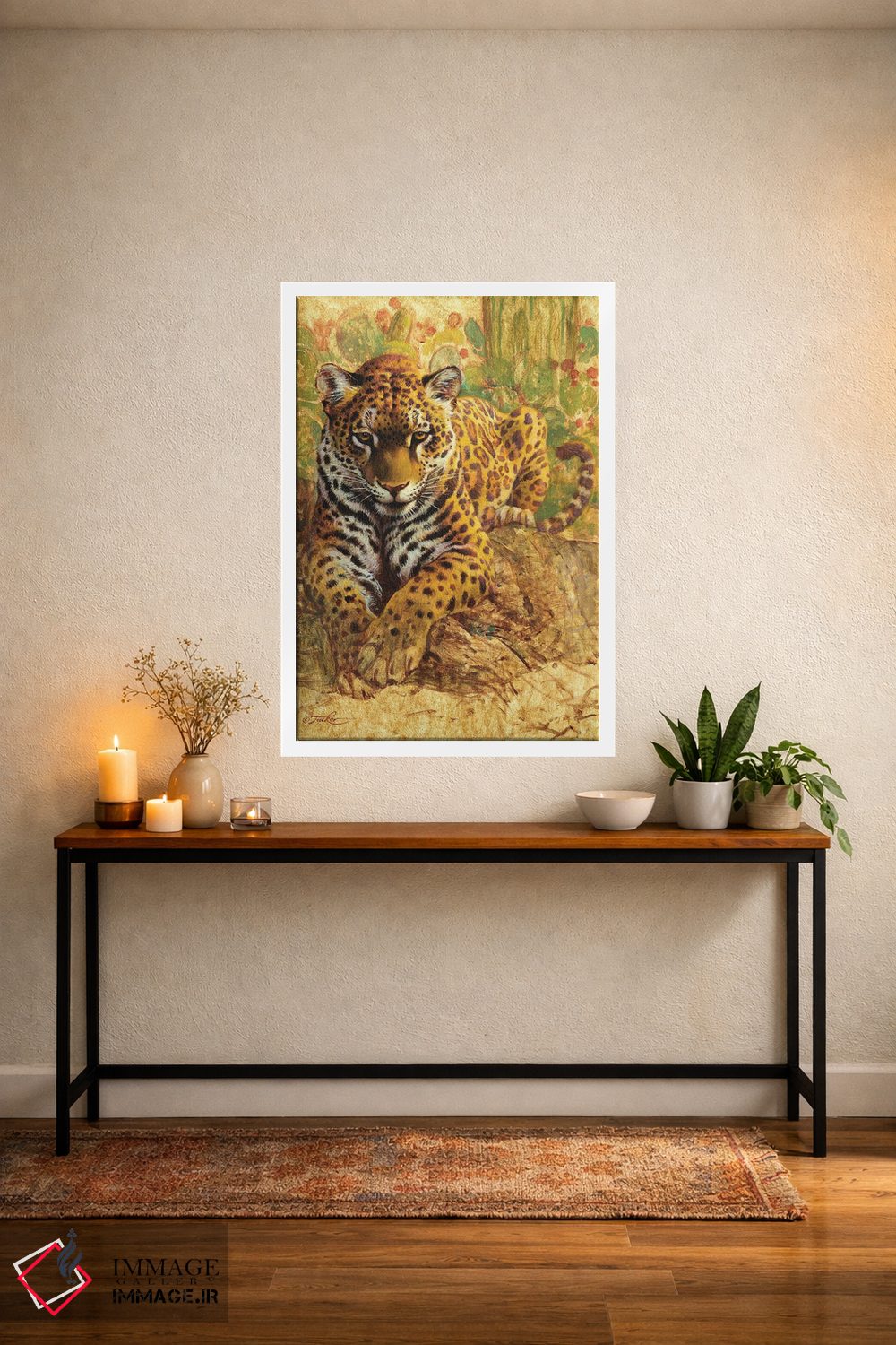 تابلو دکوراتیو ببر آمریکایی اثر ازرا تاکر - D2W