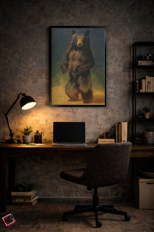 تابلو دکوراتیو مخمل اثر ازرا تاکر - D6B