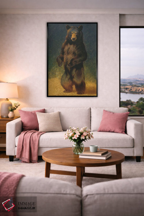 تابلو دکوراتیو مخمل اثر ازرا تاکر - D5B