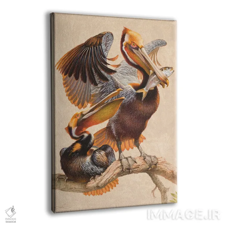 تابلو دکوراتیو صیاد تازه اثر ازرا تاکر - نمای پرسپکتیو محصول