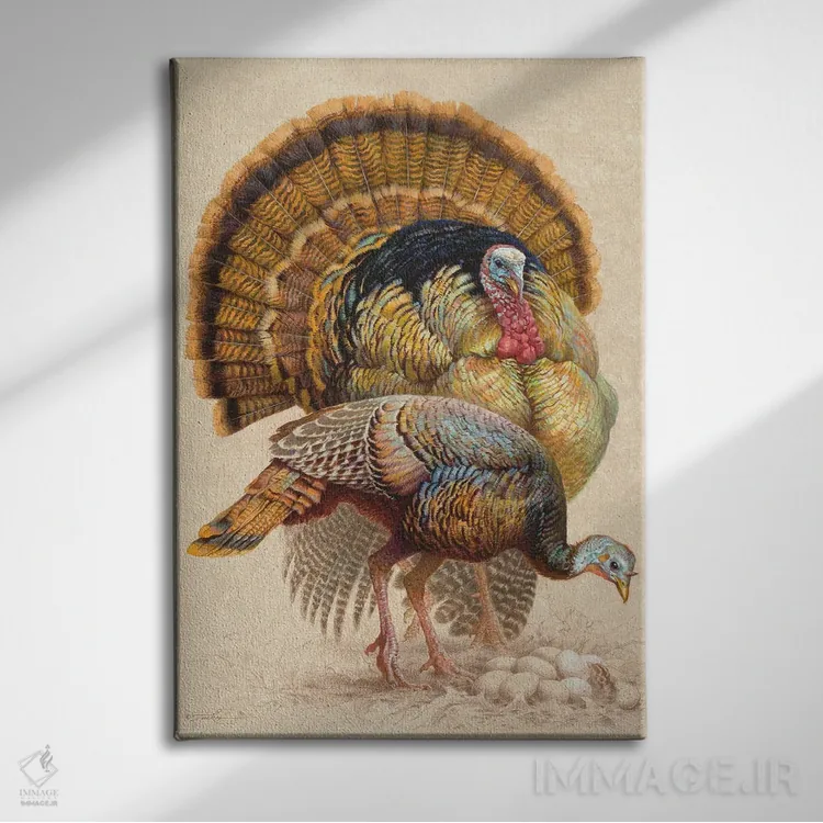 تابلو دکوراتیو انتخاب فرانکلین اثر ازرا تاکر - نمای روبهرو روی دیوار