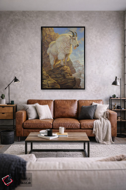 تابلو دکوراتیو بالای قله ها اثر ازرا تاکر - D2B