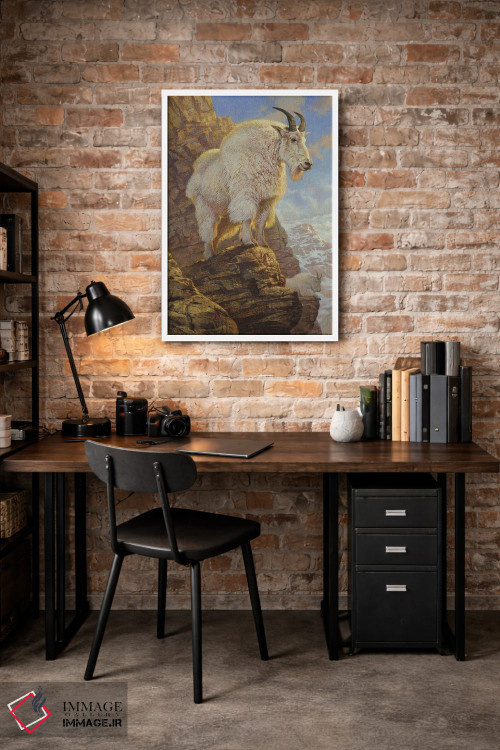 تابلو دکوراتیو بالای قله ها اثر ازرا تاکر - D3W