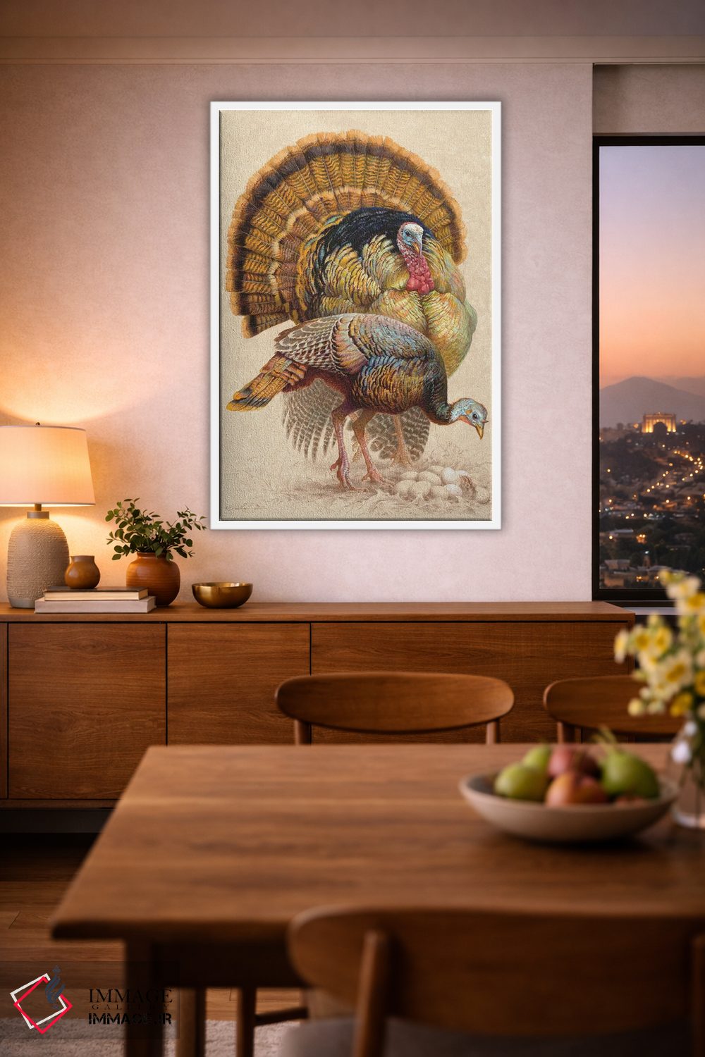 تابلو دکوراتیو انتخاب فرانکلین اثر ازرا تاکر - D1W