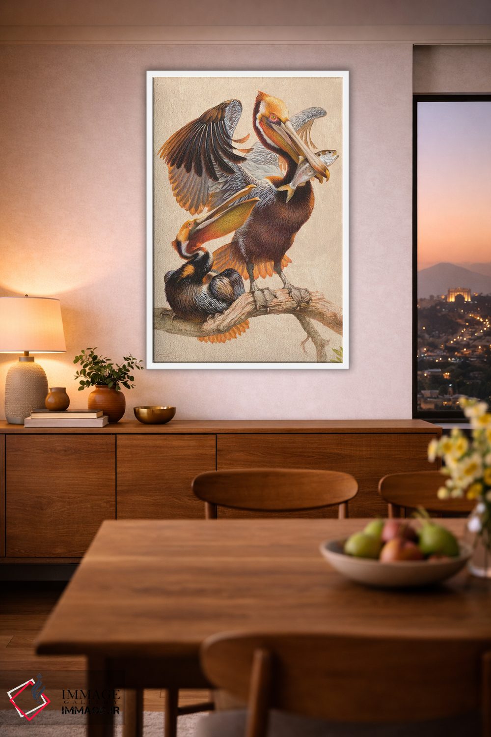 تابلو دکوراتیو صیاد تازه اثر ازرا تاکر - D2W