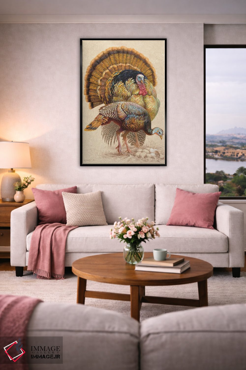 تابلو دکوراتیو انتخاب فرانکلین اثر ازرا تاکر - D5B