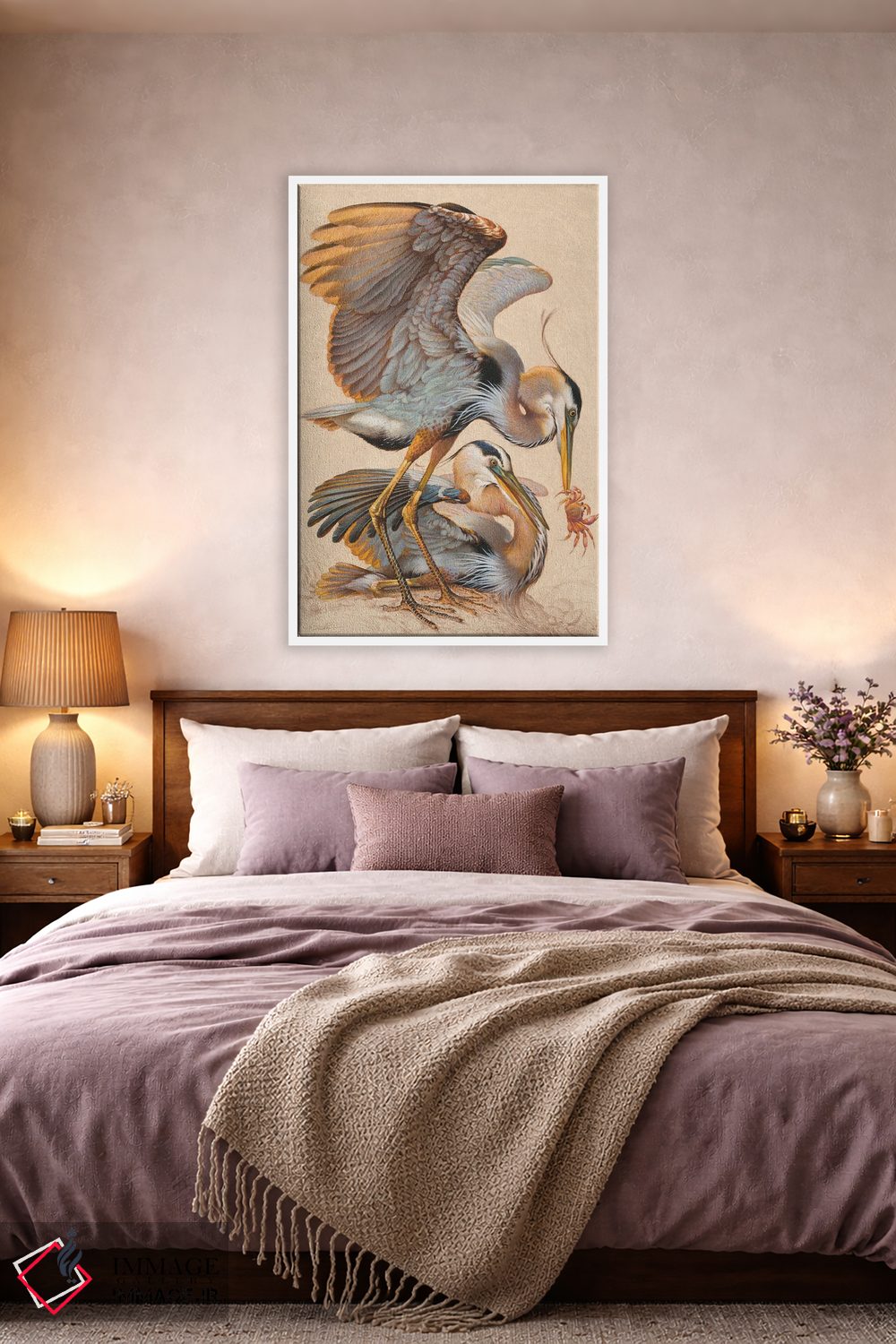 تابلو دکوراتیو خرچنگ گیری اثر ازرا تاکر - D4W