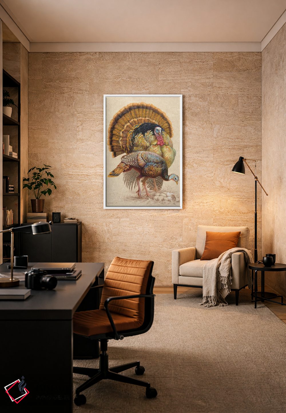 تابلو دکوراتیو انتخاب فرانکلین اثر ازرا تاکر - D6W