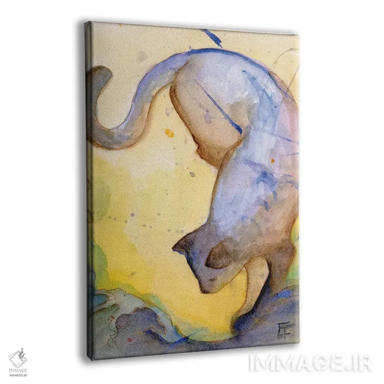 تابلو دکوراتیو کنجکاوی اثر مایت فلای آرت اند ایلاستریشن - نمای پرسپکتیو محصول