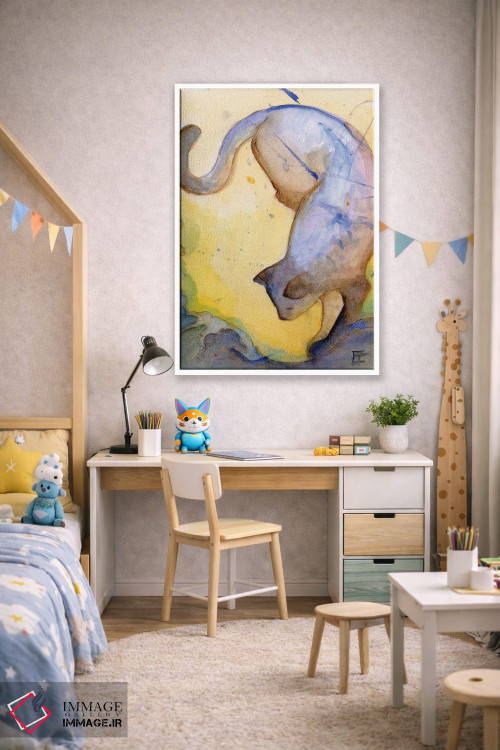 تابلو دکوراتیو کنجکاوی اثر مایت فلای آرت اند ایلاستریشن - D1W