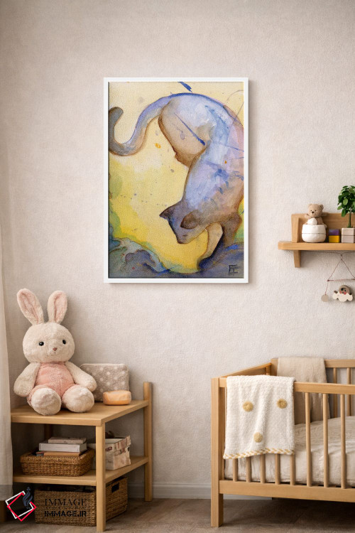 تابلو دکوراتیو کنجکاوی اثر مایت فلای آرت اند ایلاستریشن - D3W