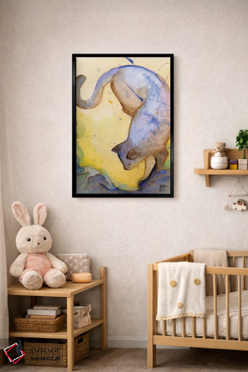 تابلو دکوراتیو کنجکاوی اثر مایت فلای آرت اند ایلاستریشن - D4B