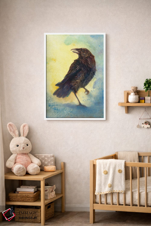 تابلو دکوراتیو سایه اندازی اثر مایت فلای آرت اند ایلاستریشن - D3W