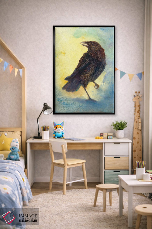 تابلو دکوراتیو سایه اندازی اثر مایت فلای آرت اند ایلاستریشن - D2B