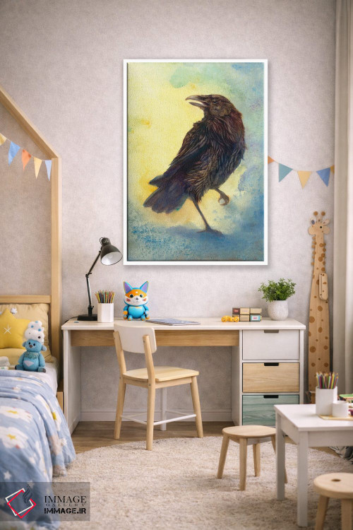 تابلو دکوراتیو سایه اندازی اثر مایت فلای آرت اند ایلاستریشن - D1W