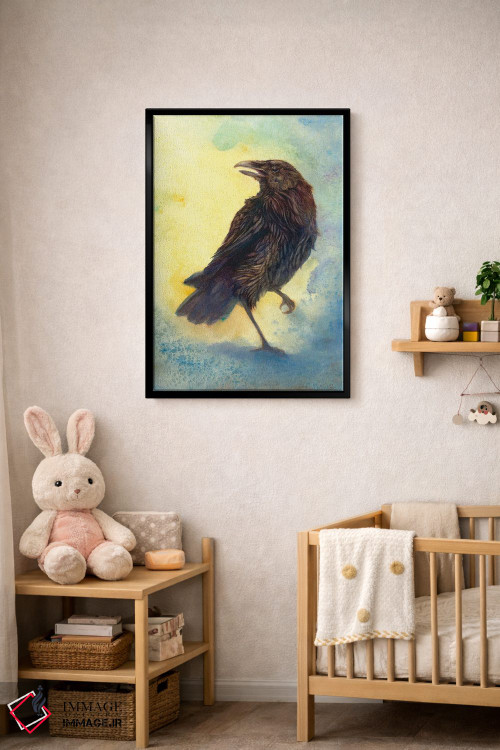 تابلو دکوراتیو سایه اندازی اثر مایت فلای آرت اند ایلاستریشن - D4B