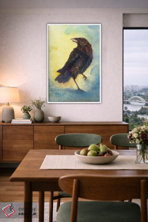 تابلو دکوراتیو سایه اندازی اثر مایت فلای آرت اند ایلاستریشن - D6W