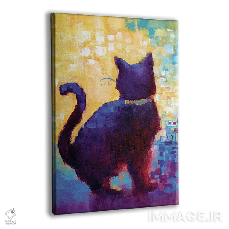 تابلو دکوراتیو وای دردسر رسید! اثر مایت فلای آرت اند ایلاستریشن - نمای پرسپکتیو محصول