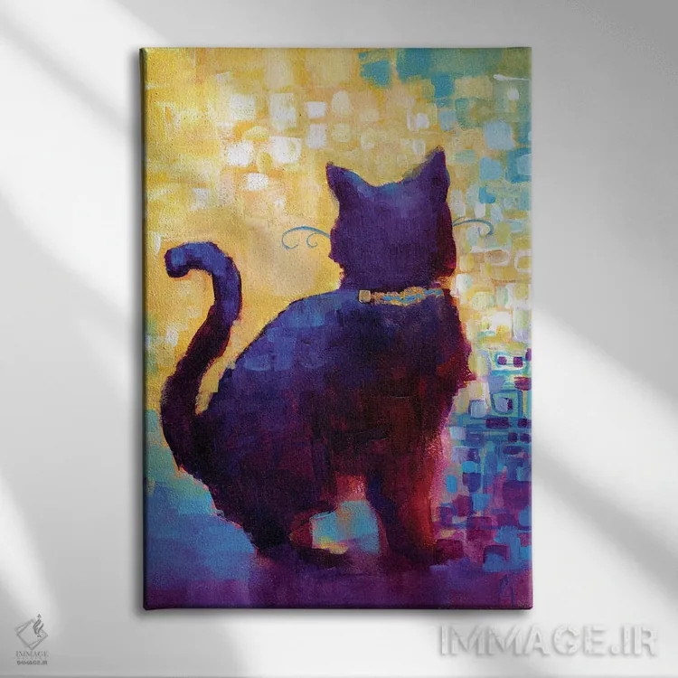 تابلو دکوراتیو وای دردسر رسید! اثر مایت فلای آرت اند ایلاستریشن - نمای روبهرو روی دیوار