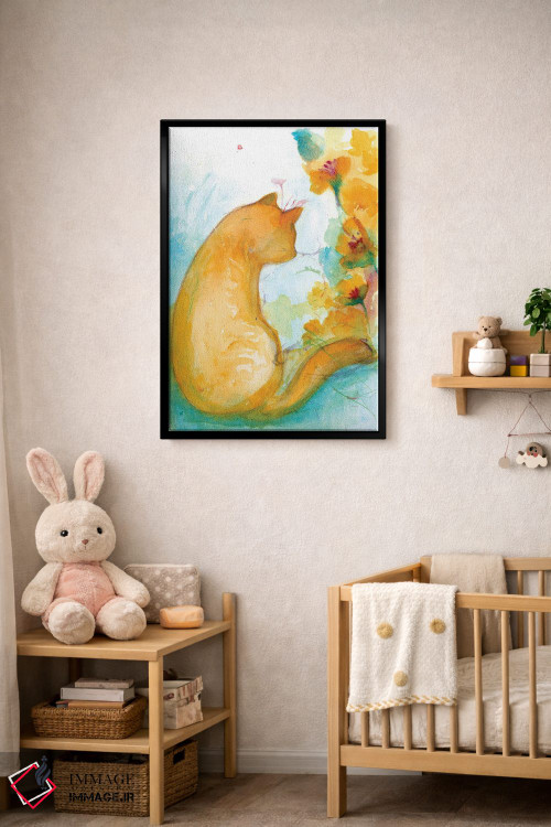 تابلو دکوراتیو شقایق ها اثر مایت فلای آرت اند ایلاستریشن - D5B